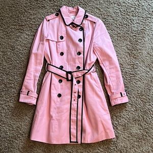 Charming Charlie Size M Pink Trench Coat